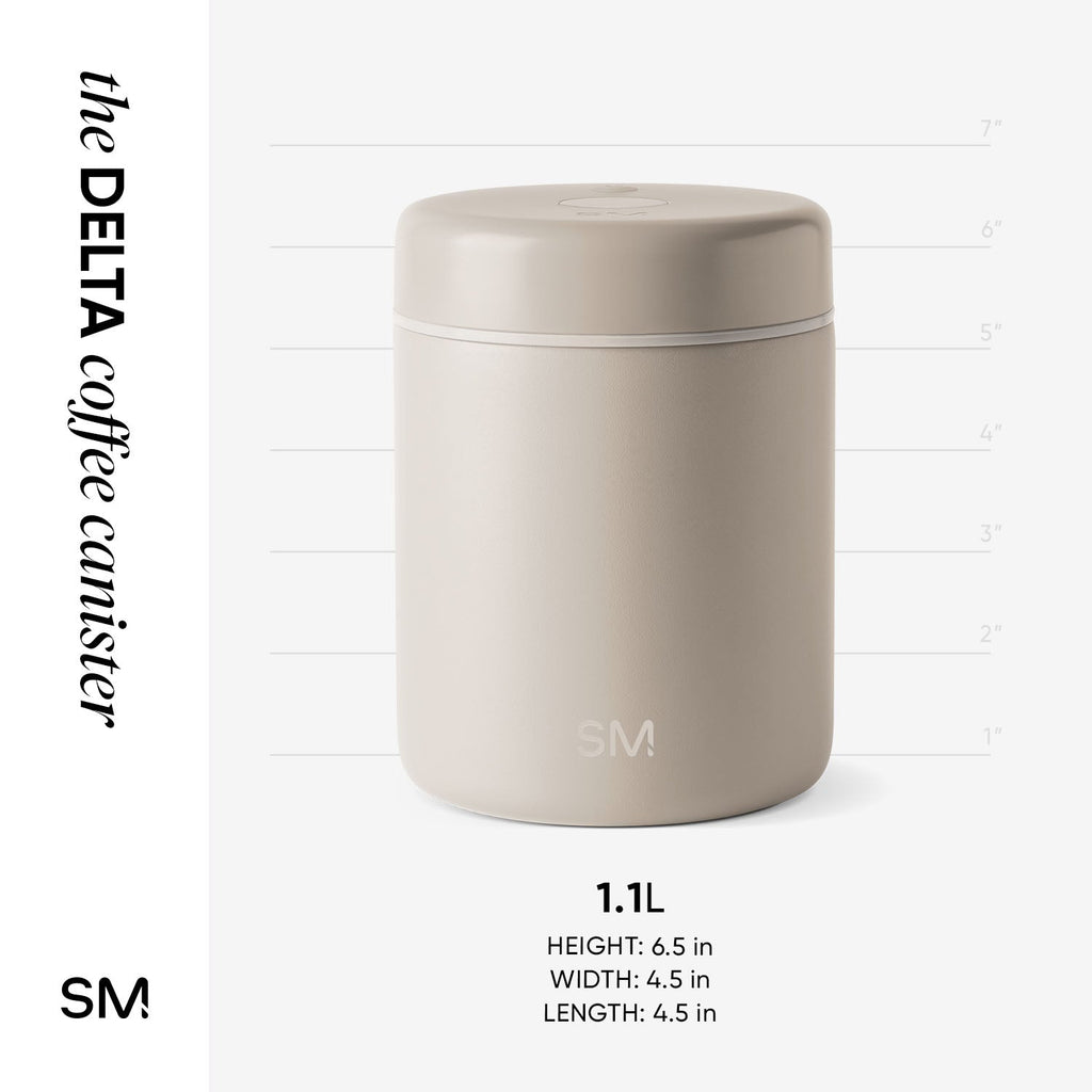 Delta Coffee Canister